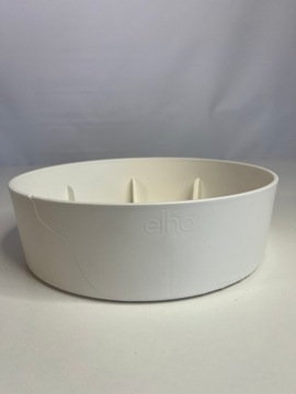 ELHO GREENVILLE ROUND 30 НАРУЖНЫЙ ЦВЕТОЧНЫЙ ГОРШОК, БЕЛЫЙ