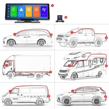 РАДИО МУЛЬТИМЕДИЙНАЯ СТАНЦИЯ МОНИТОР ANDROID АВТО APPLE CARPLAY DVR 2 КАМЕРЫ