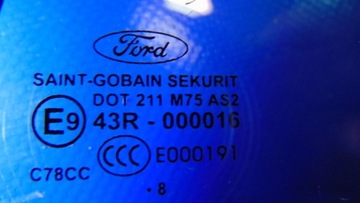 SZYBA DRZWI RAMKA LEWY TYŁ FOCUS IV MK4 18-23 ROK