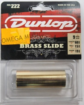 Slide Jim DUNLOP 222 - BRASS SLIDE гитара