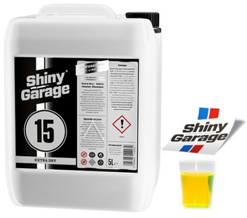 Шампунь для чистки сухих тканей Shiny Garage Extra Dry, 5 л