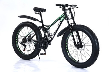 Велосипед 18 FAT BIKE 2 амортизатора 21 Шестерни SHIMANO Колесо 26