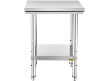 VEVOR Кухонный рабочий стол нержавеющая сталь 60x60