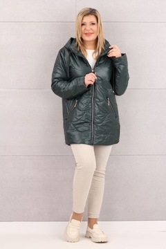 КУРТКА ЖЕНСКАЯ ЛЕГКАЯ ПЕРЕХОДНАЯ С КАПЮШОНОМ, БОЛЬШИЕ РАЗМЕРЫ