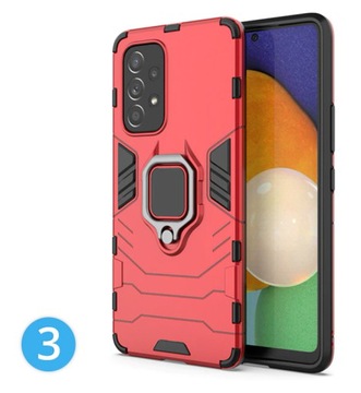 Etui Pancerne Armor Ring Case Obudowa + Szkło 9H do Samsung Galaxy A53 5G