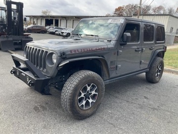 Jeep Wrangler IV 2020 Jeep Wrangler 2020r., UNLIMITED Rubicon, 3.6l, Auto w Transporcie do Polski, zdjęcie 2
