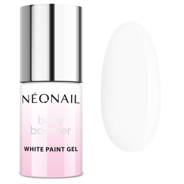 NEONAIL Biały Żel do zdobień Baby Boomer WHITE PAINT GEL 6,5 ml