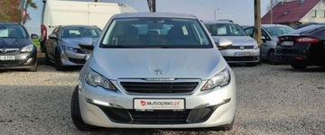 Peugeot 308 II 2014 Peugeot 308 1.6 HDI 120 kM Klima Nawigacja Temp LED Bluetooth Serwis GWARA, zdjęcie 1