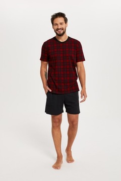 Piżama męska Italian Fashion Eliasz kr. rękaw r. XXXL