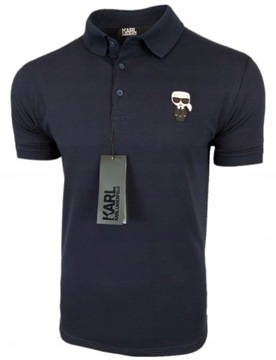 Karl Lagerfeld koszulka polo męska 745022 500221 rozmiar L (52)