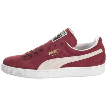 Buty Obuwie Puma Suede Classic + 352634-75 Bordowe