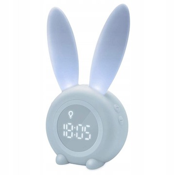 Budzik Świetlny Dla Dzieci - Rabbit Lampka Nocna