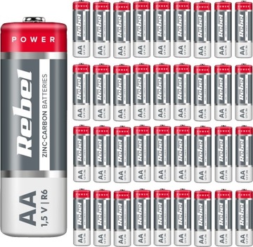 60szt BATERIA AA BATERIE PALUSZKI LR6 R6 1,5V MOC