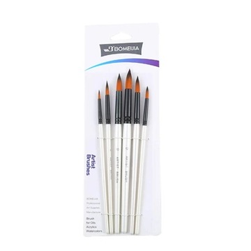 Brush set circular flat angle watercolor oil painting