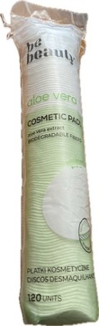 BE BEAUTY PŁATKI KOSMETYCZNE 120SZT ALOE VERA