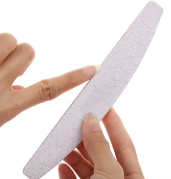 Pilnik łódka półksiężyc zebra 100/180 10szt. Prima Derma