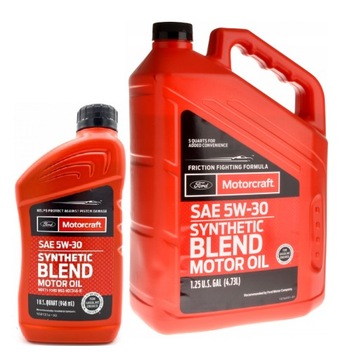 OLEJ MOTORCRAFT 5W30 SYNTHETIC BLEND USA 5,7L