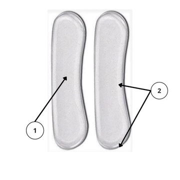 SILIKONOWE ŻELOWE WKŁADKI DO BUTÓW SZPILEK OBCASY