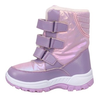 Зимние снежные сапоги слегка изолированные липучки