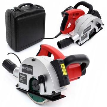 ЭЛЕКТРИЧЕСКАЯ МОНТАЖНАЯ ПИЛА ПО БЕТОНУ 3100ВТ ЛАЗЕРНЫЙ КОРПУС 2 ДИСКА 150мм КРАФТ