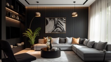 ламели 29х40 ПРЕМИУМ ЧЕРНЫЙ НАСТЕННЫЙ МАТОВЫЙ ЧЕРНЫЙ