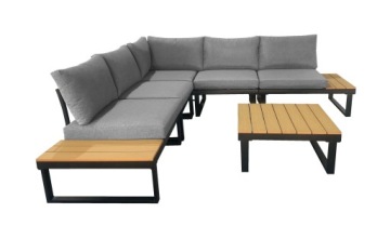САДОВАЯ МЕБЕЛЬ МОДУЛЬНЫЙ КОМПЛЕКТ МЕБЕЛИ УГЛОВОЙ ДИВАН ДЛЯ ТЕРРАСЫ ДЛЯ САДА LISA