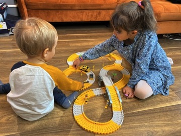 АВТОГОНОЧНАЯ ТРАССА БОЛЬШАЯ СТРОЙПЛОЩАДКА АВТОМОБИЛИ 255 эл.