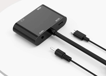 АДАПТЕР-ПРЕОБРАЗОВАТЕЛЬ VGA D-SUB В HDMI + VGA + АУДИО