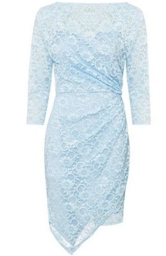 СИНЕЕ КРУЖЕВНОЕ ПЛАТЬЕ BODYFLIRT 42