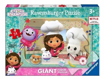 Puzzle Ravensburger Koci Domek Gabi 24 elementów Koci Domek Gabi 1 Giant