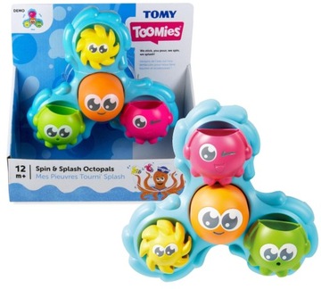 TOMY TOOMIES CHLAPIĄCE OŚMIORNICZKI ZABAWKA 12m+