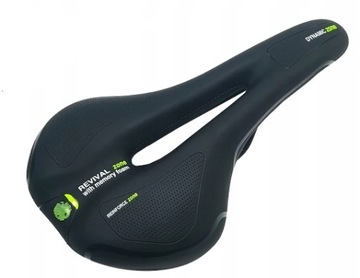 Siodełko rowerowe sportowe miękkie wygodne piankowe zielone 150 mm