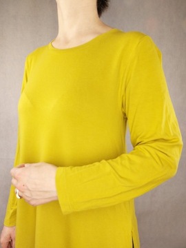 MASAI - żółta, wiskozowa tunika - L
