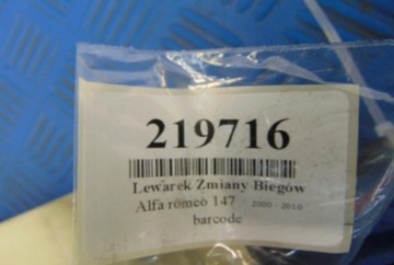 ALFA ROMEO 147 1.9D ZVEDÁK PÁKY ŘAZENÍ