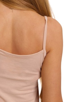 KOSZULKA DAMSKA TOP BEZ RĘKAWÓW NA RAMIĄCZKACH OKRĄGŁY DEKOLT MORAJ XL