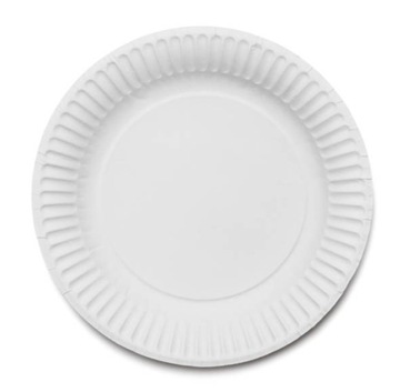 Talerz papierowy talerzyki na grilla ciasto średnica 23 cm 100 szt.