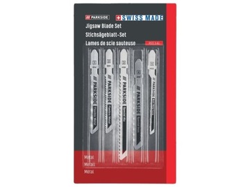 PARKSIDE Brzeszczoty do wyrzynarki metal x5