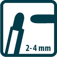 Маркер XL Маркер отверстий Pica 170/52 белый