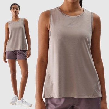 4F TOP TRENINGOWY DAMSKI KOSZULKA SPORTOWA SS24