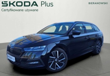 Skoda Octavia IV Liftback 1.5 TSI EVO 150KM 2023 Skoda Octavia Czarna Perla - Sportowe fotele - Top LED Matrix - ACC 210 km, zdjęcie 1
