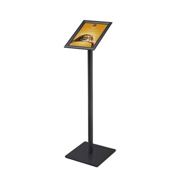 Stojak informacyjny na menu A4 Czarny Menu Board