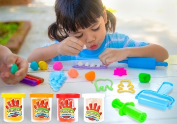 ПЛАСТИКОВОЕ ТЕСТО ТЕСТО 4 ЧАШКИ ПРИНАДЛЕЖНОСТИ ПЛАСТИКОВОЕ ТЕСТО ТЕСТО