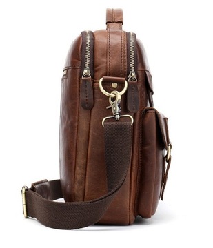 КОЖАНАЯ СУМКА МУЖСКАЯ СУМКА MODERI ROMA черная