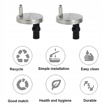 2 шт. Top Fix WC Петли для сиденья унитаза