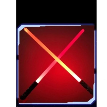 ИГРУШКА 2В1 ЗВЕЗДНЫЕ ВОЙНЫ СВЕТОВОЙ МЕЧ СВЕТЯЩИЙСЯ СО ЗВУКОМ 80СМ