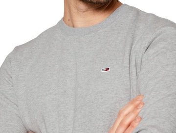 Bluza męska TOMMY JEANS TJM REGULAR FLEECE CREW NECK GREY HEATHER