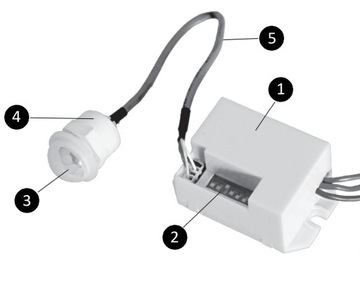 Детектор движения PIR-датчик для светодиодных лент, мини-зонд постоянного тока 12 В