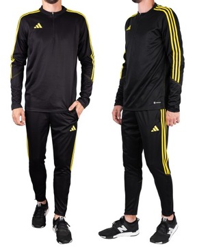 ADIDAS dres męski sportowy komplet spodnie bluza dresy piłkarskie XXL