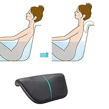 ПОДУШКА ДЛЯ ВАННЫ, ПОДГОЛОВНИК, РАССЛАБЛЯЮЩАЯ ВАННА С 2 ПРИСОСАМИ