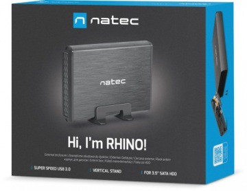 КАРМАННЫЙ КОРПУС ДЛЯ ДИСКОВ NATEC RHINO SATA 3.5/3.0
